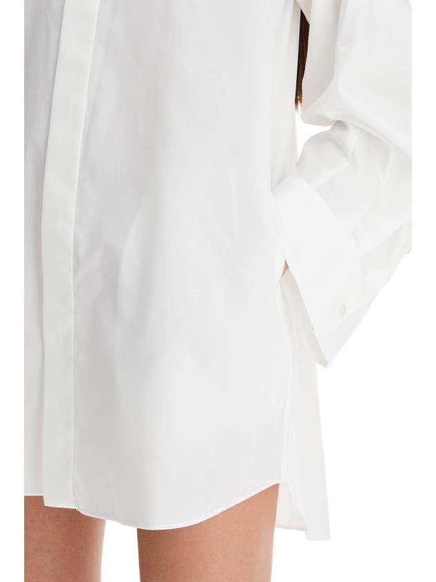 mini poplin blouse in chem - SACAI - BALAAN 4