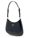 Cleo Patent Leather Shoulder Bag Black - PRADA - BALAAN 4