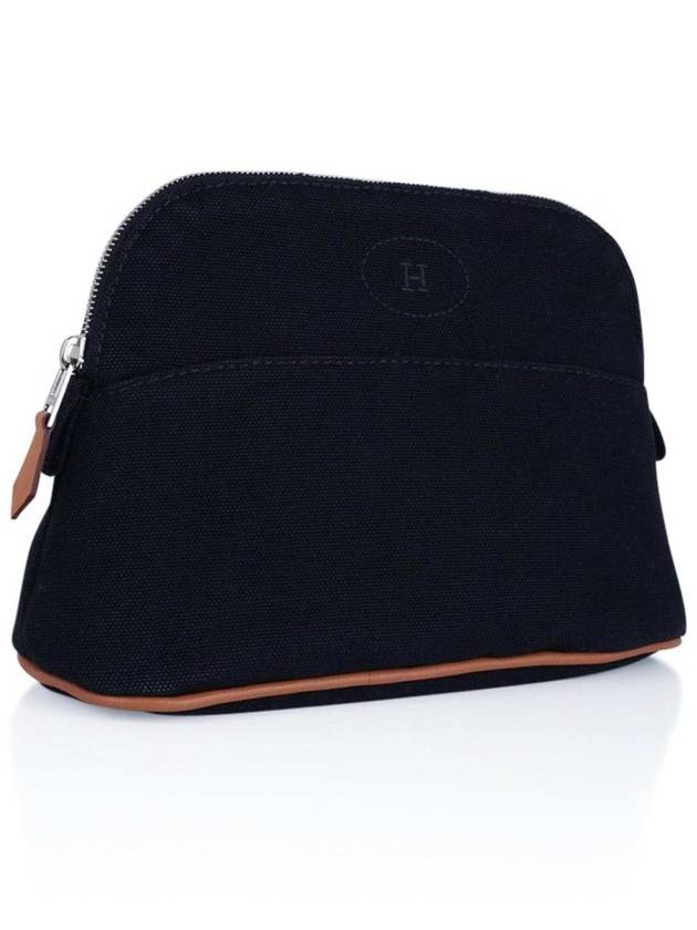 Bolide Fabric Small Pouch Bag Noir - HERMES - BALAAN 3