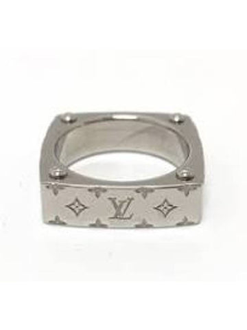 Monogram Bold Ring Silver - LOUIS VUITTON - BALAAN 1