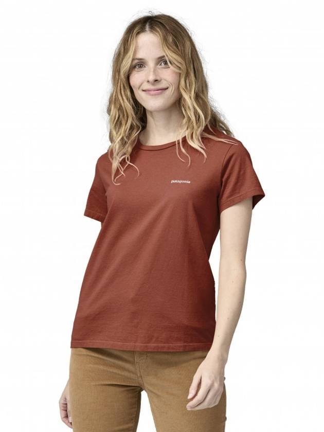 Women's P 6 Mission Organic T-Shirt 37560 BURD Woman - PATAGONIA - BALAAN 4