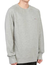 Tricolor Fox Patch Sweatshirt Gray Melange - MAISON KITSUNE - BALAAN 4