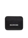 Cash Logo 2 Fold Card Wallet Black - BALENCIAGA - BALAAN 2