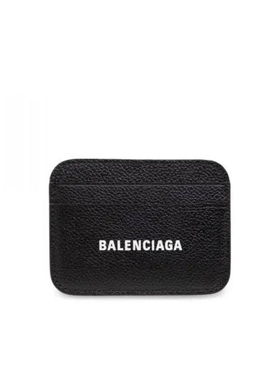 Cash Logo 2 Fold Card Wallet Black - BALENCIAGA - BALAAN 2