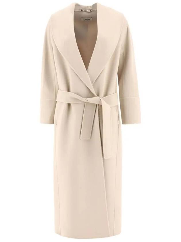 Amie Belted Long Sleeve Single Coat Ecru - MAX MARA - BALAAN 2