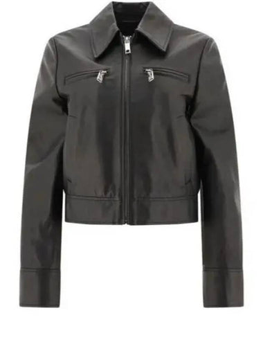 Bolsena Leather Jacket Black - MAX MARA - BALAAN 1