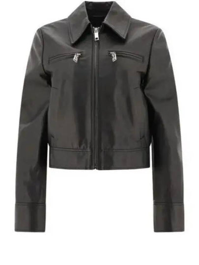 Bolsena Leather Jacket Black - MAX MARA - BALAAN 2