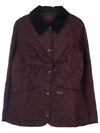 Annandale Quilting Jacket Red Burgundy - BARBOUR - BALAAN 10