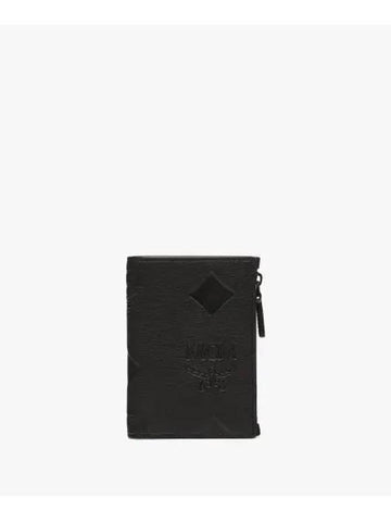 Aren Maxi Monogram Leather Snap Wallet MXSESTA01BK - MCM - BALAAN 1