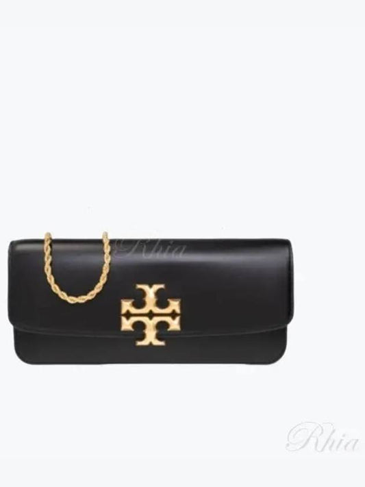 Eleanor Chain Shoulder Bag Black - TORY BURCH - BALAAN 2