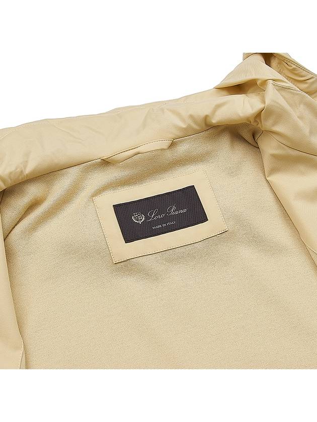 Technical Hooded Jacket Light Beige - LORO PIANA - BALAAN 11