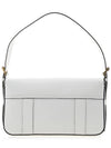 Bayswater Classic Smooth Leather Shoulder Bag White - MULBERRY - BALAAN 4