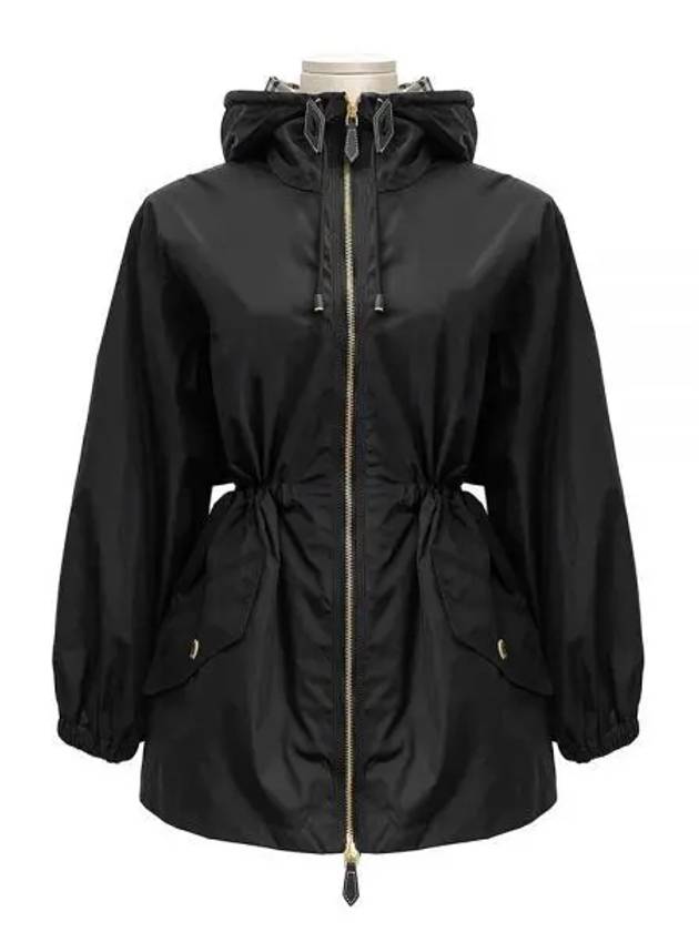 Nylon Lightweight Hooded Jacket Black - BURBERRY - BALAAN 2