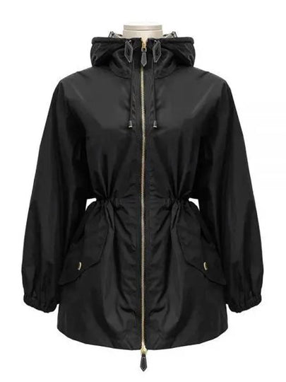 Nylon Lightweight Hooded Jacket Black - BURBERRY - BALAAN 2