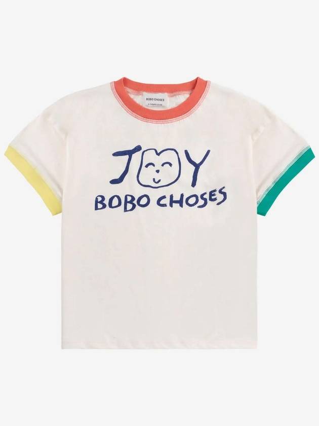 Children s Short Sleeve T Shirt Smiling B125AC014 - BOBO CHOSES - BALAAN 2