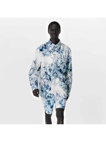 printed cotton overshirt 1ABNSQ - LOUIS VUITTON - BALAAN 1