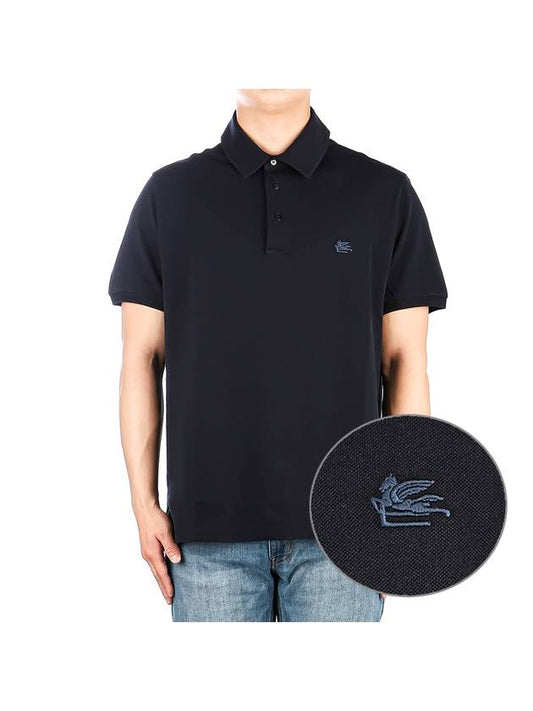 Men's Collar Short Sleeve T-Shirt 1Y141 9292 200 - ETRO - BALAAN 1