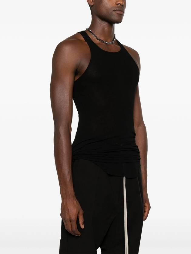 basic fine-ribbed tank top - RICK OWENS - BALAAN 3