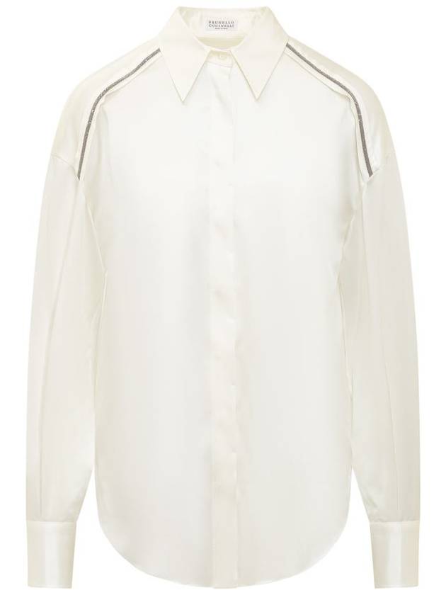 Buttoned Long Sleeve Shirt White - BRUNELLO CUCINELLI - BALAAN 2