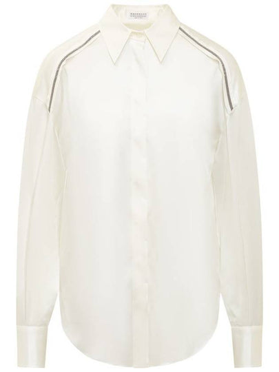 Buttoned Long Sleeve Shirt White - BRUNELLO CUCINELLI - BALAAN 2