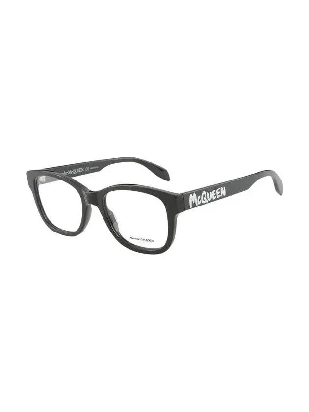 Glasses Frame AM0350O 001 Square Acetate Men Women - ALEXANDER MCQUEEN - BALAAN 4