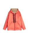 Greenbox Reversible Water Repellent Canvas Zip Up Hoodie Red - MAX MARA - BALAAN 1