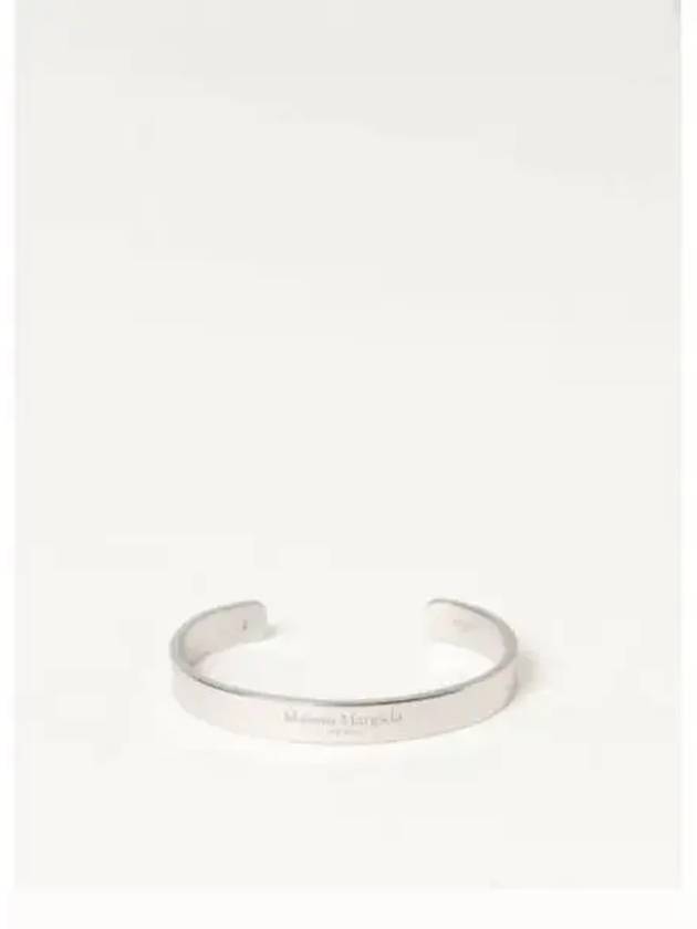 Ingraving Logo Cuff Bracelet Silver - MAISON MARGIELA - BALAAN 2