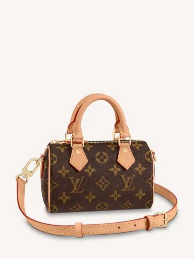 Nano Speedy Monogram Tote Bag Brown - LOUIS VUITTON - BALAAN 6