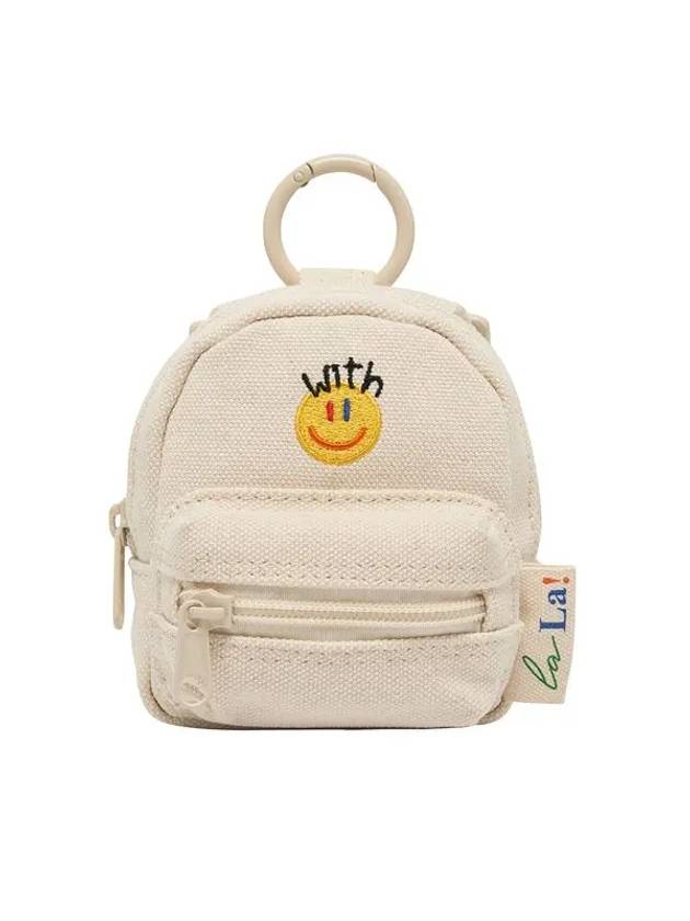 Lala Mini Ball Pouch Bag White - LALA SMILE - BALAAN 2