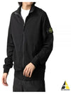 Compass Badge Regular Fit Cotton Track Jacket Black - STONE ISLAND - BALAAN 2