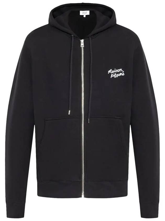 Maison Kitsune handwriting logo men s hooded zip up NM00703 B197 - POLO RALPH LAUREN - BALAAN 1