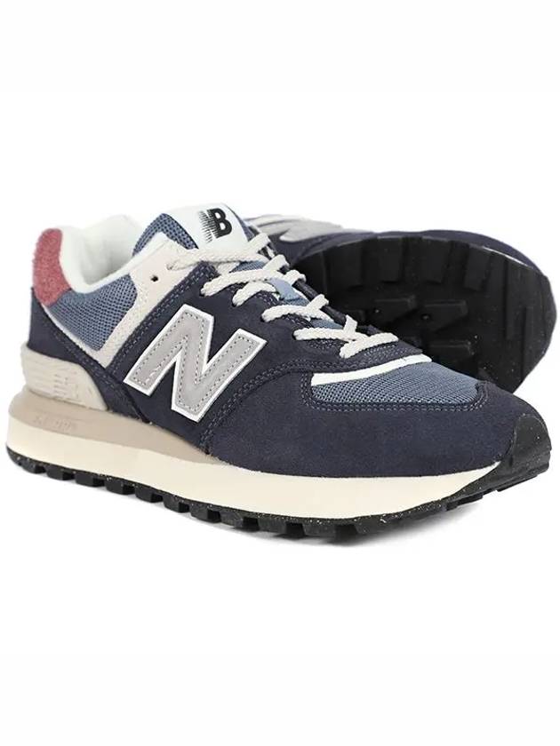 574 Legacy Low Top Sneakers Navy - NEW BALANCE - BALAAN 3