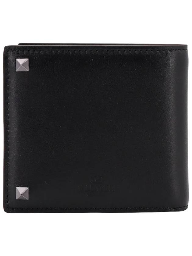 Rockstud Half Wallet Black P0654VH3 0NO - VALENTINO - BALAAN 2