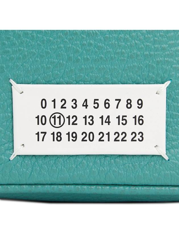 5AC Number Logo Texture Leather Bucket Bag Vert - MAISON MARGIELA - BALAAN 9