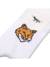 Fox Head Socks White - MAISON KITSUNE - BALAAN 5