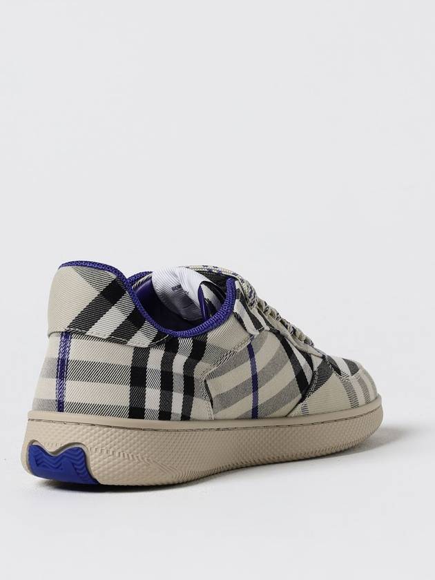 Sneakers Check Burberry in canvas jacquard - BURBERRY - BALAAN 3