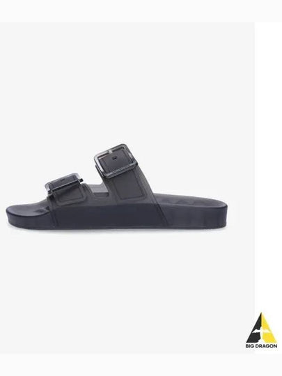 Mallorca Strappy Leather Slippers Black - BALENCIAGA - BALAAN 2