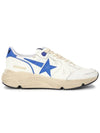 Running Sole Low Top Sneakers White Blue - GOLDEN GOOSE - BALAAN 6