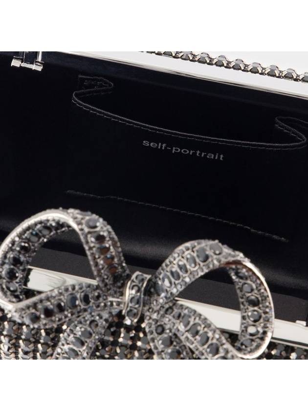 Crystal Box Clutch - SELF PORTRAIT - Metal - Black - SELF PORTRAIT - BALAAN 4