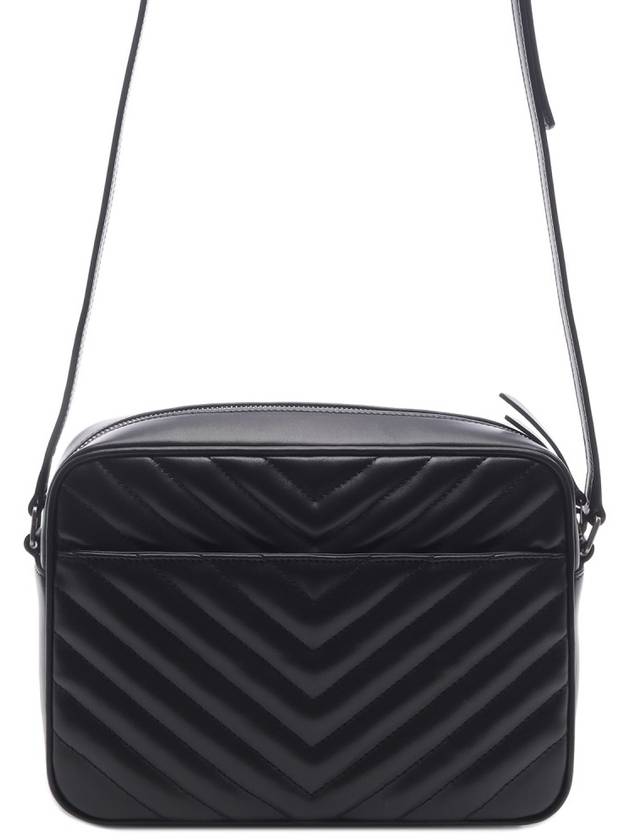 Roux Quilted Cross Bag Black - SAINT LAURENT - BALAAN 5