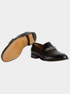 Interlocking G Chain Leather Loafers Black - GUCCI - BALAAN 5