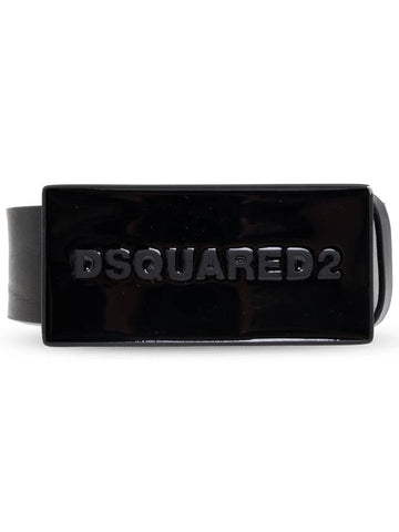 Dsquared2 Leather Belt, Men's, Black - DSQUARED2 - BALAAN 1