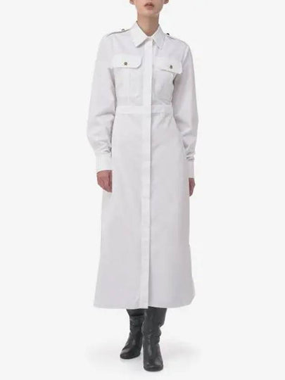 Shirt Long Dress White - ALEXANDER MCQUEEN - BALAAN 2