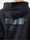 Standardized Tonal Logo Cotton Sweatshirt Hoodie - AFFIX - BALAAN 2