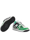 Men's Basket Low Top Sneakers Green - GUCCI - BALAAN 6