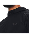 Men's UA Storm Run Hooded Jacket Black - UNDER ARMOUR - BALAAN 4