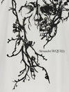 Skull Graphic Print Short Sleeve T-Shirt White - ALEXANDER MCQUEEN - BALAAN 5