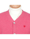 Mini Red Heart Waffen AZ N080 051 4 Men s Wool Cardigan - COMME DES GARCONS - BALAAN 7