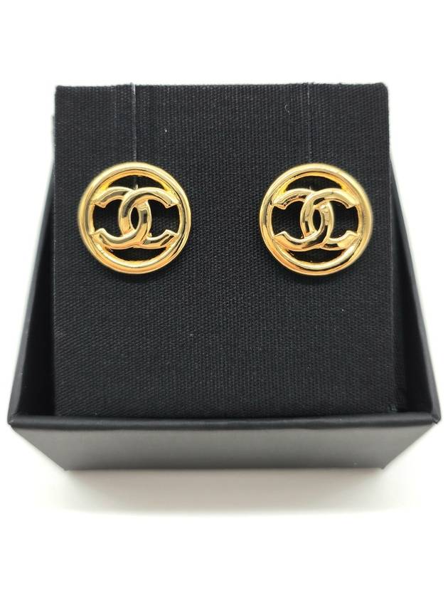 earrings metal gold - CHANEL - BALAAN 3