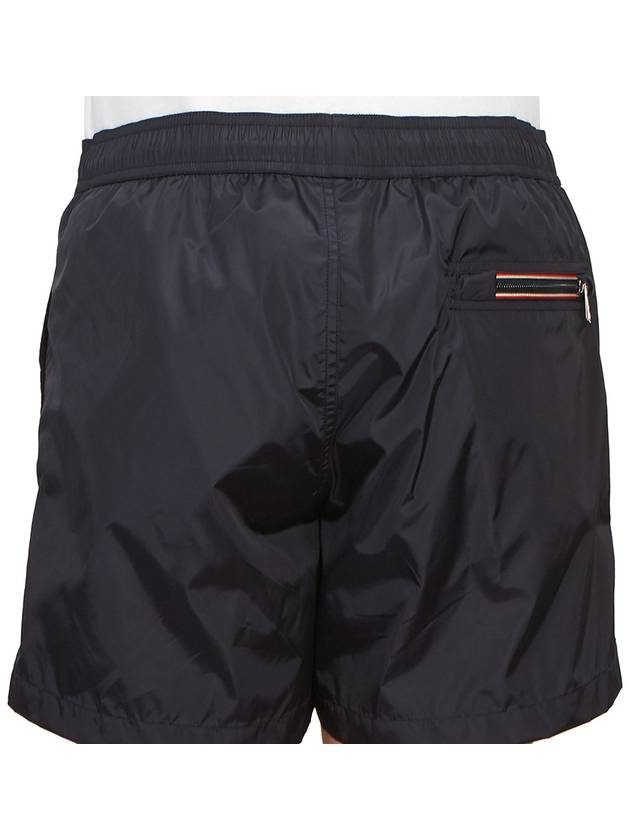 Moncler Logo Swim Shorts Night Blue - MONCLER - BALAAN 7